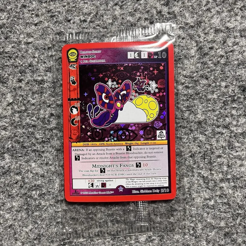 Metazoo Seance Pin Club Wingoc 5/10 Full Holo Sealed